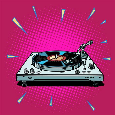 Retro Record Player Clipart