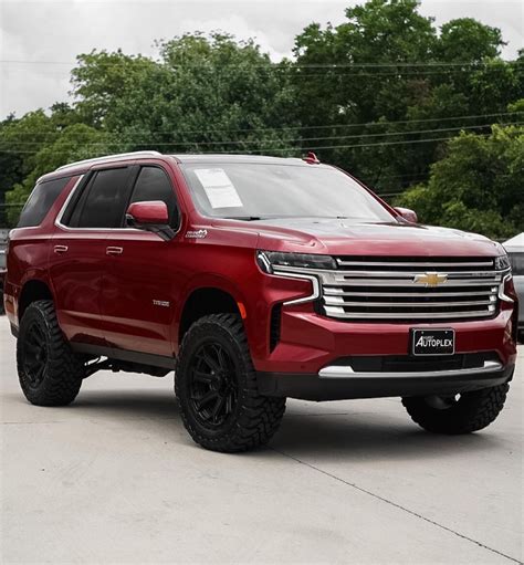 Custom 2021 Chevy Tahoe Riding On 4-Inch Lift For Sale