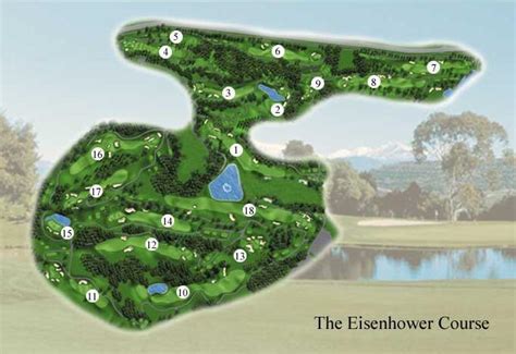 Industry Hills Golf Club - Eisenhower Course - Layout Map | S ...