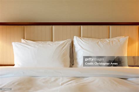 Closeup Of White Linens Over A Luxury Hotel Bed High-Res Stock Photo ...