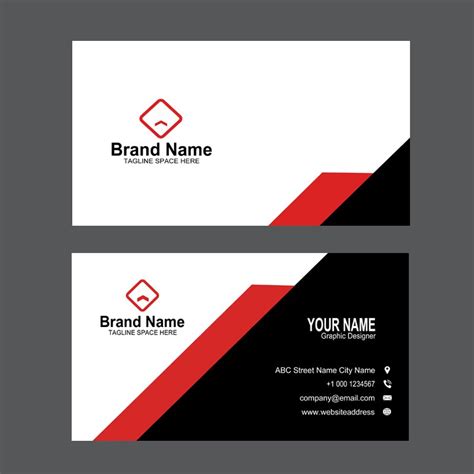 Creative Design Agency Business Card Template Design Free PSD