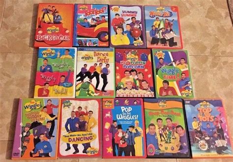 Wiggles DVD Lot Children 13 Red Car Musical DISNEY Educational Toddler ...