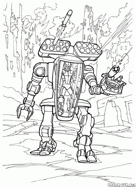 War Robots Coloring Pages Coloring Pages