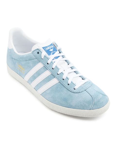 Adidas Gazelle Skyblue Suede Sneakers in Blue for Men | Lyst