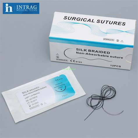 Silk (Braided) Suture - Buy Product on Shanghai Intrag Medical Techs Co ...