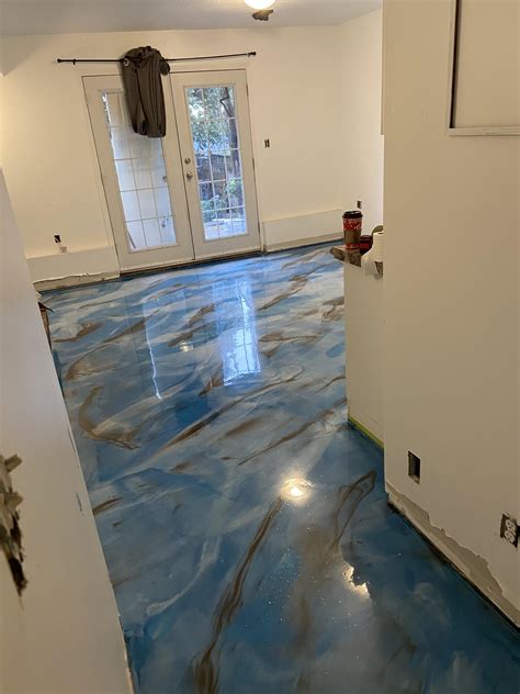 first try epoxy flooring in my basement : r/epoxy