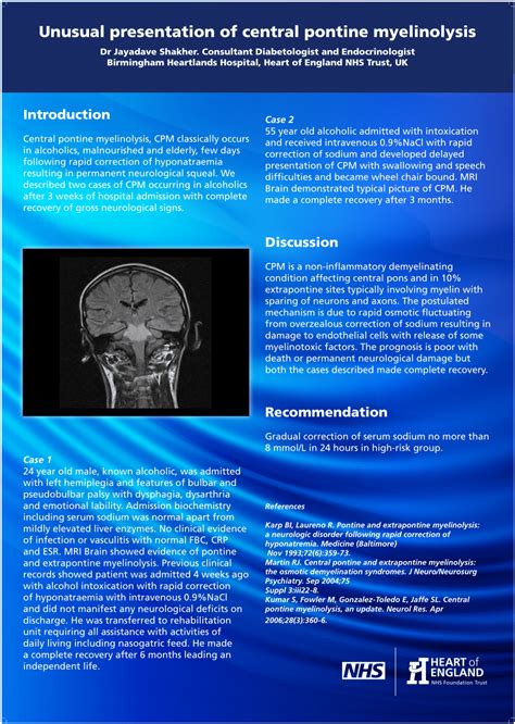 (PDF) Unusual presentation of central pontine myelinolysis