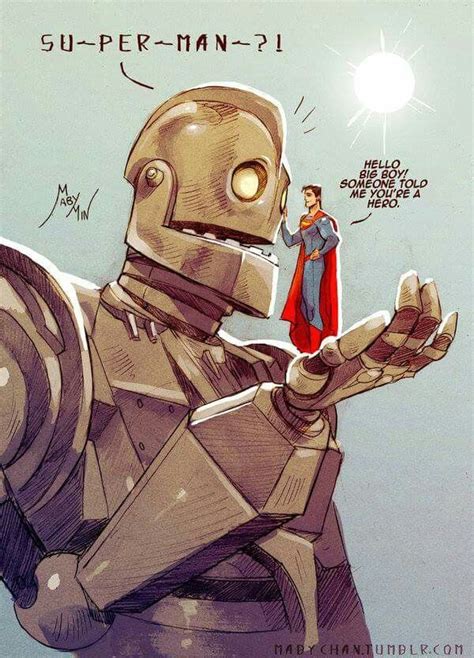 Iron Giant meets Superman | The iron giant, Cartoon, Character art