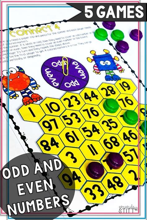 Your students will love to play these fun odd and even numbers games wi ...