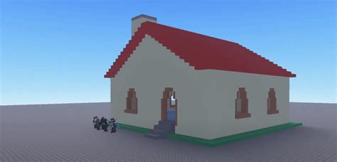 I recreated the classic roblox house! : r/roblox