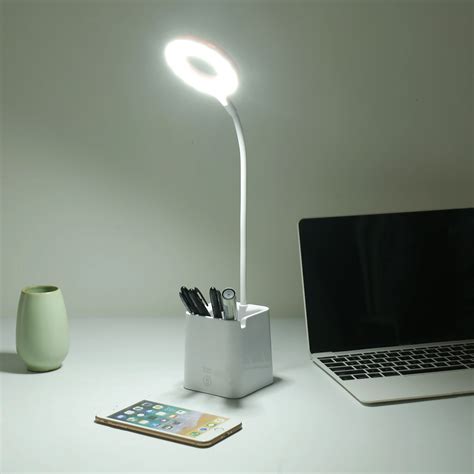 DIGAD 28 LED Eye Care Table Lamp Desk Reading Light Dimmable Adjustable ...