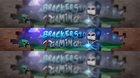 Youtube banner, minecraft style More at www.totallydrawn.com | Banner ...