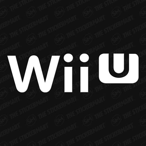 Nintendo Wii U Logo Vinyl Decal | Vinyl decals, Decals, Vinyl