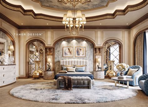 Guest bedroom design for luxury mansion located in ( Dubai,UAE ). ©2017 ...