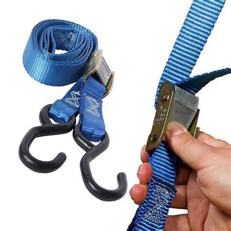 2 Motorcycle Kayak Tie-Down Cam Straps 1" x 9' Strong TieDown Straps ...