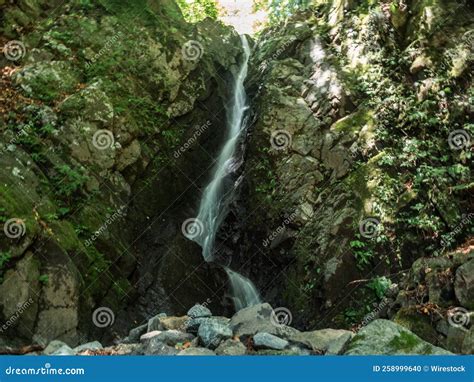 Scenic View of Niju Falls, Near Oyama Afuri Shrine, Isehara, Japan ...