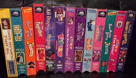 Mixed Lot Of 13 VHS Video Tapes Sing Along Songs, Disney, etc | Sing ...