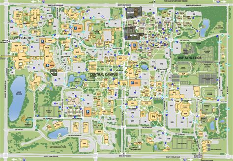 University Of Tampa Parking Map