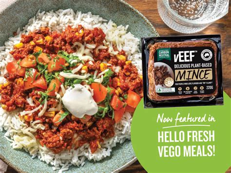 Meal Kit Giant Hello Fresh Adds Local Vegan Meat Veef For Consumers In ...