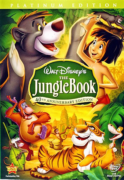 The Jungle Book - Two-Disc Platinum Edition Disney DVD Cover - Walt ...