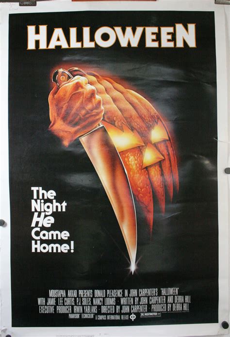 HALLOWEEN, Jamie Lee Curtis, John Carpenter Original Theater Unfolded 1 ...