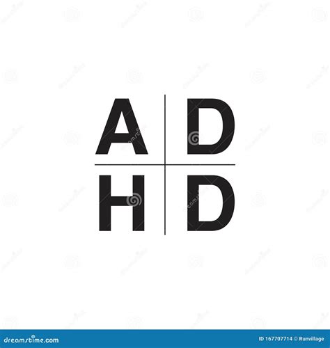 ADHD Attention Deficit Hyperactivity Disorder. Medical Icon Product ...