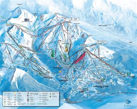 Courchevel Trail Map | OnTheSnow