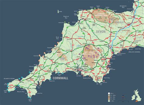 Map of the Viewpoint locations in Adam Burton’s Photographing Cornwall ...