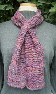 Ravelry: Easy Keyhole Scarf pattern by Kim Haesemeyer