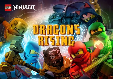 First look at completed LEGO Ninjago Dragons Rising poster, new series ...