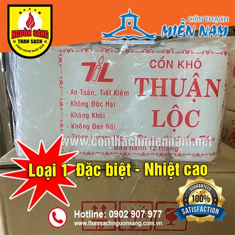 Cồn Khô Thuận Lộc loại 1 - Thùng 10kg