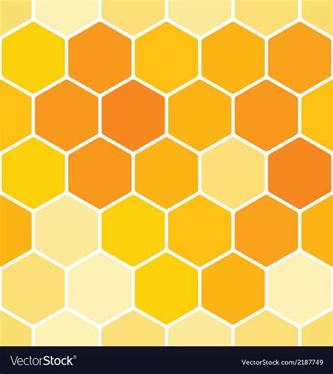 an orange and yellow hexagonal pattern