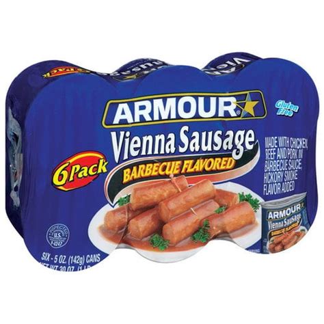 Armour Barbecue Flavored Vienna Sausage 30 oz - Walmart.com - Walmart.com