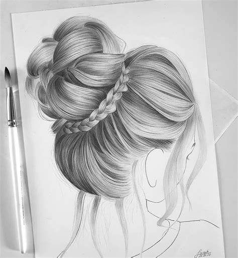 30 Girl Hair Drawing Ideas and References - Beautiful Dawn Designs ...