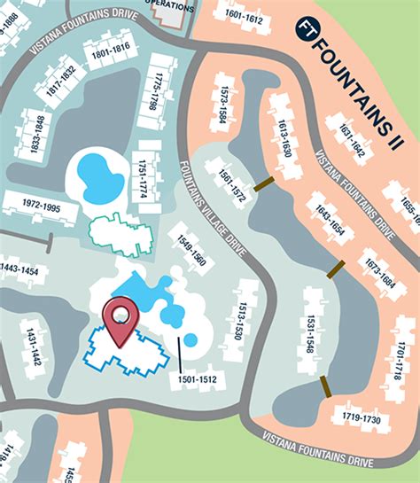 Sheraton Vistana Resort Map