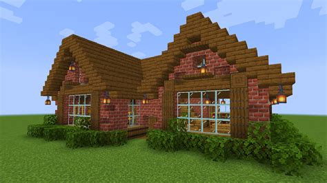 Minecraft: How To Build A Brick House! - YouTube