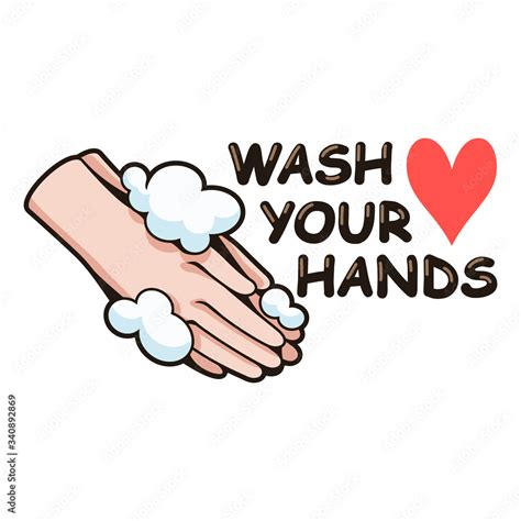 Wash Hands Sign Clipart