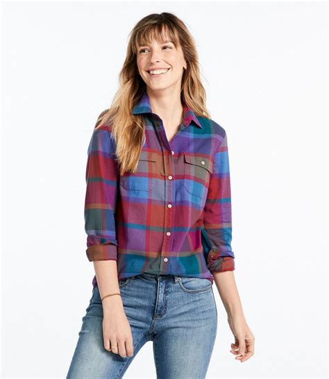 Women's Signature Lightweight Flannel Shirt, Plaid