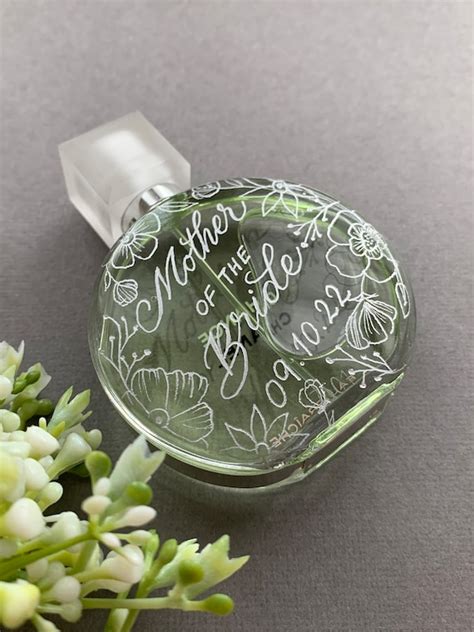 Floral Perfume Bottle Hand Engraving cologne Bottle Engraving - Etsy