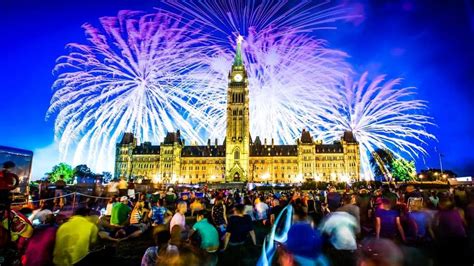 Victoria Day fireworks over Parliament Hill in Ottawa