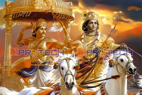 Shri Krishna With Arjun