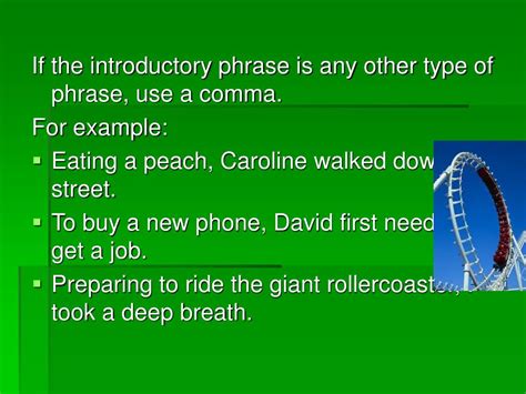 Introductory Prepositional Phrase Examples : PPT - Gerunds, Participles ...