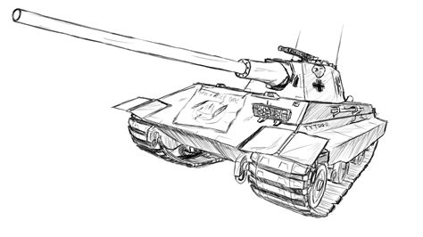 Churchill Tank Drawing at GetDrawings | Free download