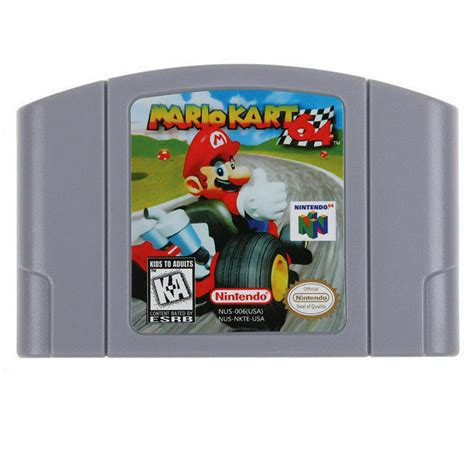 Video Game Cartridge Console Card For Nintendo N64 Mario Kart 64 US ...