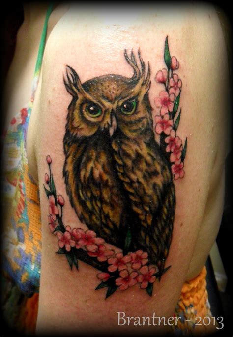 Horned Owl Tattoo by BrantnerTattoo74 on DeviantArt