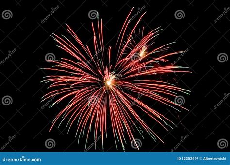 Long exposure fireworks stock image. Image of starburst - 12352497