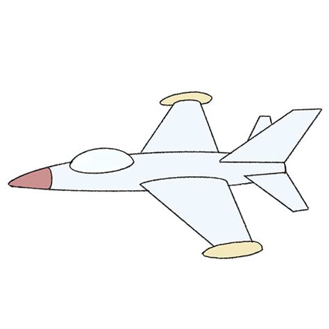 How to Draw a Jet - Easy Drawing Tutorial For Kids