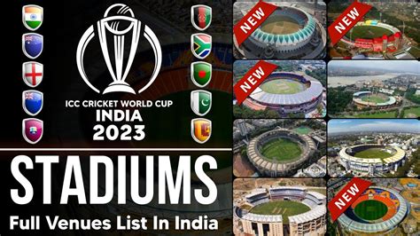 Cricket World Cup 2023 Venue Stadiums Icc Cricket World Cup | Images ...