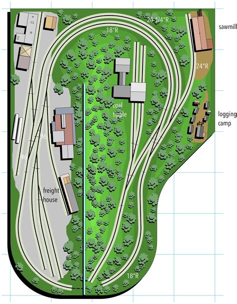 Model Train Track Plans Ho Scale With Wiring