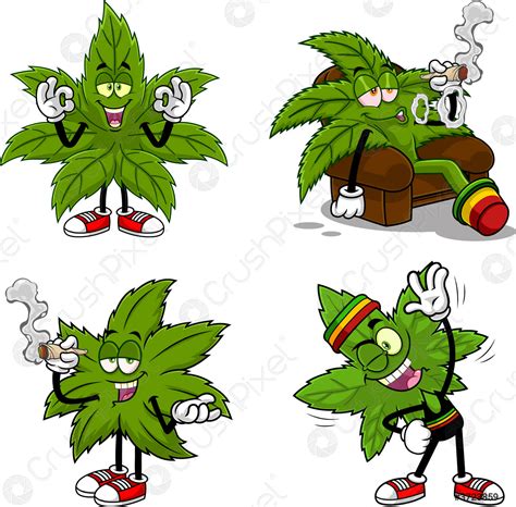 Weed Cartoon Characters